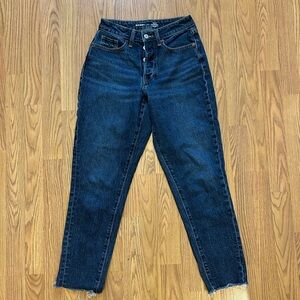 Old Navy Dark Blue High Rise Women's Jeans